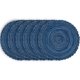 thumbnail image 2 of Set 6 Individuales Circulares Trenzados Color Azul, 2 of 3