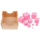 thumbnail image 1 of Kids Advance Montessori Material Kids Juguetes De Aprendizaje Temprano - Pink Tower + Stand, 1 of 3
