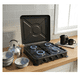 thumbnail image 2 of Cocinilla A Gas 4 Platos Con Tapa Protectora Hogar/camping, 2 of 4