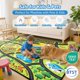 thumbnail image 3 of Alfombra de juego Cavorel Kids 122x183 cm Granja y Coches, 3 of 7