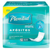 Apositos Plenitud Mimi Multiuso Talla Unica 12 Pqte X 20 Uni