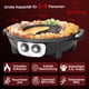 thumbnail image 2 of Combo de parrilla eléctrica sin humo y olla para estofado 2 en 1 de 1700 W, 2 of 7