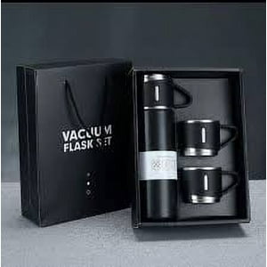 Mouse Spa - Termo Vaso Térmico Acero Inoxidable - 500Ml + 2 Tazas Tapa