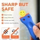 thumbnail image 4 of 2pcs Plastic Razor Blades Scraper Tool Wall Paint Remover With 10pcs Blades Kit No Scratch Car Window Glass Wood Sticker Removal Floor Stove Kitchen Vinyl Adhesive Decal Tape Cleaning, 4 of 4