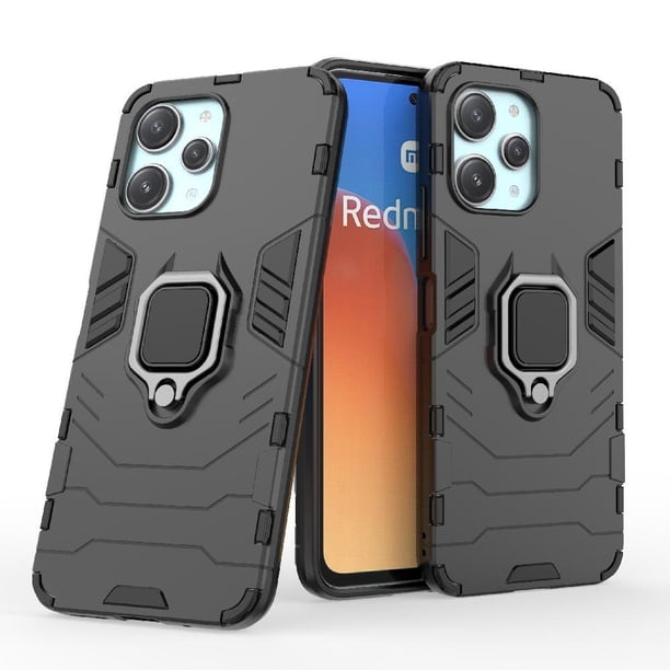 FOXDOCK Funda Antigolpes para Xiaomi Redmi 12 4G – Protección Total con Soporte y Diseño Robusto