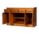 thumbnail image 3 of Mueble de Cocina Berlin Madera Nogal Base 4 Puertas, 3 of 4