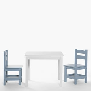 Form Design - Pack Kids 1 Mesa 2 Sillas Olivia Blanco/Celeste