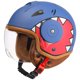 thumbnail image 1 of Casco de Moto YUDJYQM 48‑56 cm Aprobado DOT Azul, 1 of 6