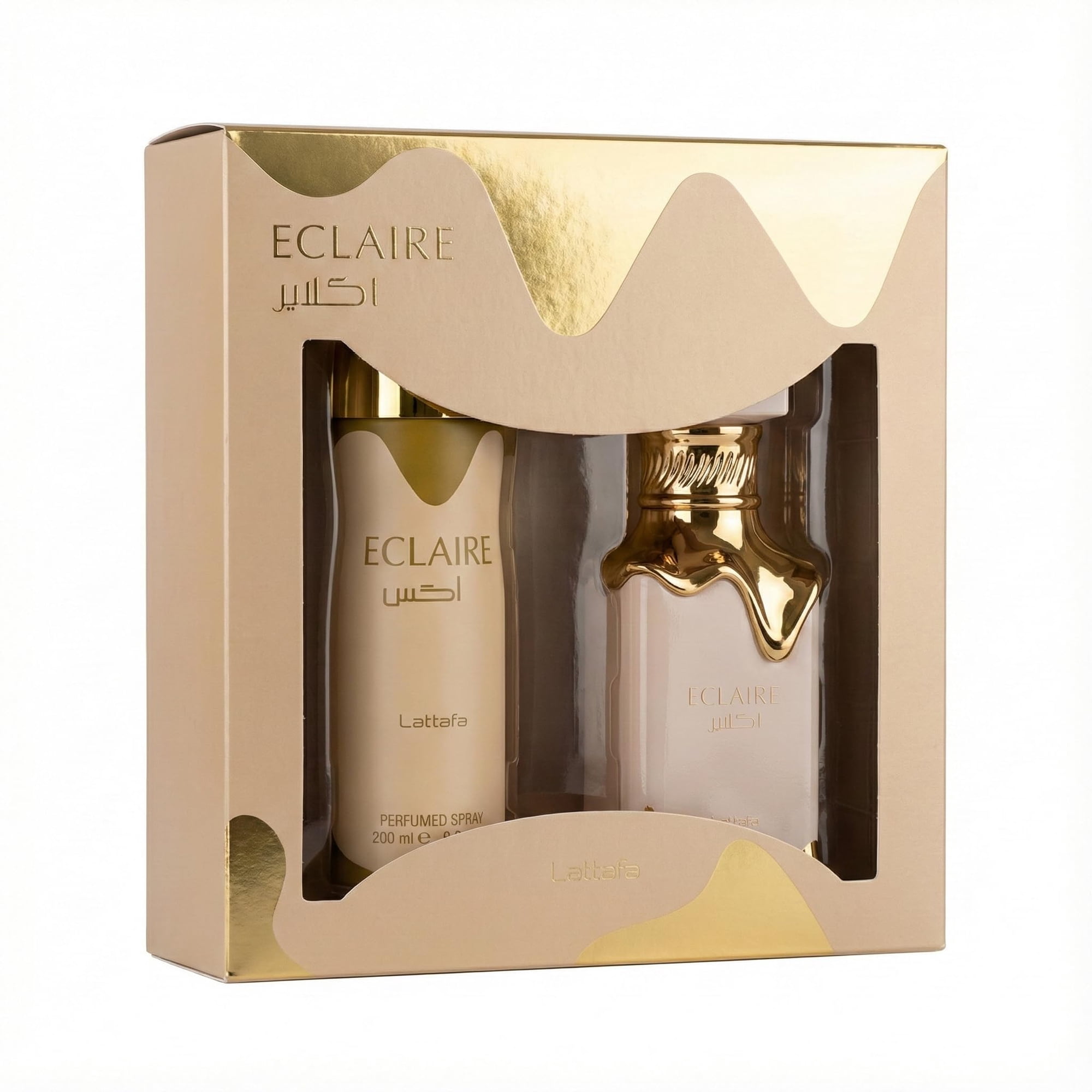 Set De Regalo Perfume Lattafa Eclaire 100ml Edp + Spray Perfumado 200ml