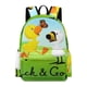thumbnail image 1 of Pato y Ganso-theme Backpack, Campus style schoolbag Bookbag with Adjustable Shoulder Straps And Large Zip Compartment, Unisex Travel Bags.42x30x15cm, 1 of 6