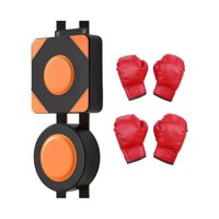 Ioensy - Almohadilla De Entrenamiento Para Perforar Montada En La Pared Para Artes Marciales, Gimnasio, Deportes, Hogar Con Guante Para Niños Y Adultos