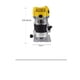 thumbnail image 2 of Kit Fresadora Router Tupi 33000rpm Toma 1/4 + Set 12 Brocas, 2 of 2