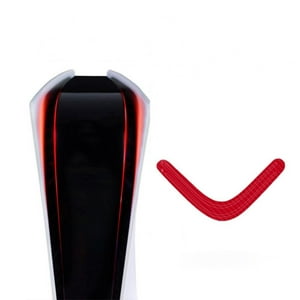 Genérico - Compatible Con La Consola Playstation 5 Autoadhesivo Gradiente Luminoso Led Light Bar Skin Cubierta Pegatinas Para Ps5 Gaming Console Accesorios-Rojo