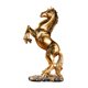 thumbnail image 3 of Caballo Estatua Decoración Del Hogar Escultura Resina Figura Decorativa Moderna Cobre, 3 of 5