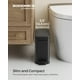 thumbnail image 2 of Bote de basura SONGMICS de acero inoxidable de 5 litros con tapa para baño, 2 of 3