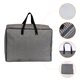 thumbnail image 3 of REGALWOVEN 1 Paquete de Almacenamiento de Ropa, Bolsas de Mudanza para Organizar Dormitorio, Ropa, Edredón, Organizadores de Armario y Almacenamiento con Asas Negro 23*12*17in, 3 of 5