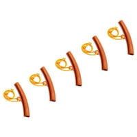 Magideal - 5 Protectores De Llantas De Coche, Herramienta De Ahorro De Cambio De Rueda De Coche, Portátil, 15 Cm, Protector De Rueda Para Suv, Motocicleta Y Naranja