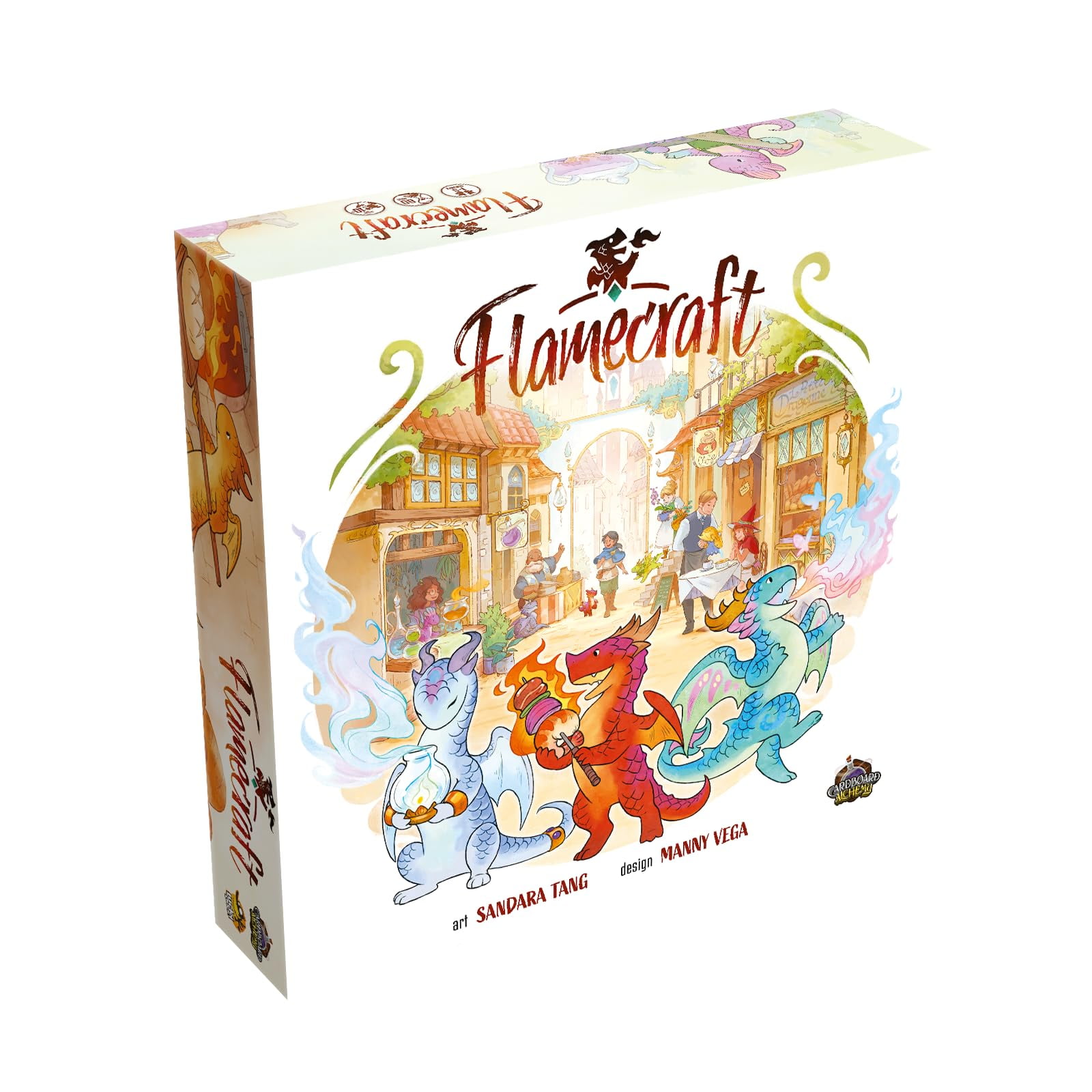 Lucky Duck Games - Juego De Mesa Lucky Duck Flamecraft Ignite Fantasy Adventure
