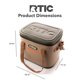 thumbnail image 4 of Bolsa térmica RTIC Soft Cooler de 30 latas con aislamiento a prueba de fugas, 4 of 7