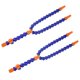 thumbnail image 1 of Uxcell 2 Paquete G1/2" Rosca Flexible Agua Aceite Tubo de Refrigerante, 400mm Boquilla Redonda Ajustable, 1 of 6