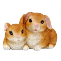 Ioensy - Estatua De Resina Con Forma De Conejito Para Decorar El Porche, Ideal Para Plantas Pequeñas, Patio Y Jardín.