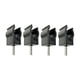 thumbnail image 4 of Hebillas Para Mesa De Carro Plegable De Camping De 4 Piezas, Hebillas Negras Para Tarjeta De Carro De Comestibles, Forma Redonda, 4 of 5