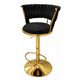 thumbnail image 1 of Taburete Queen Velvet Elegante Terciopelo Ajustable Negro, 1 of 7