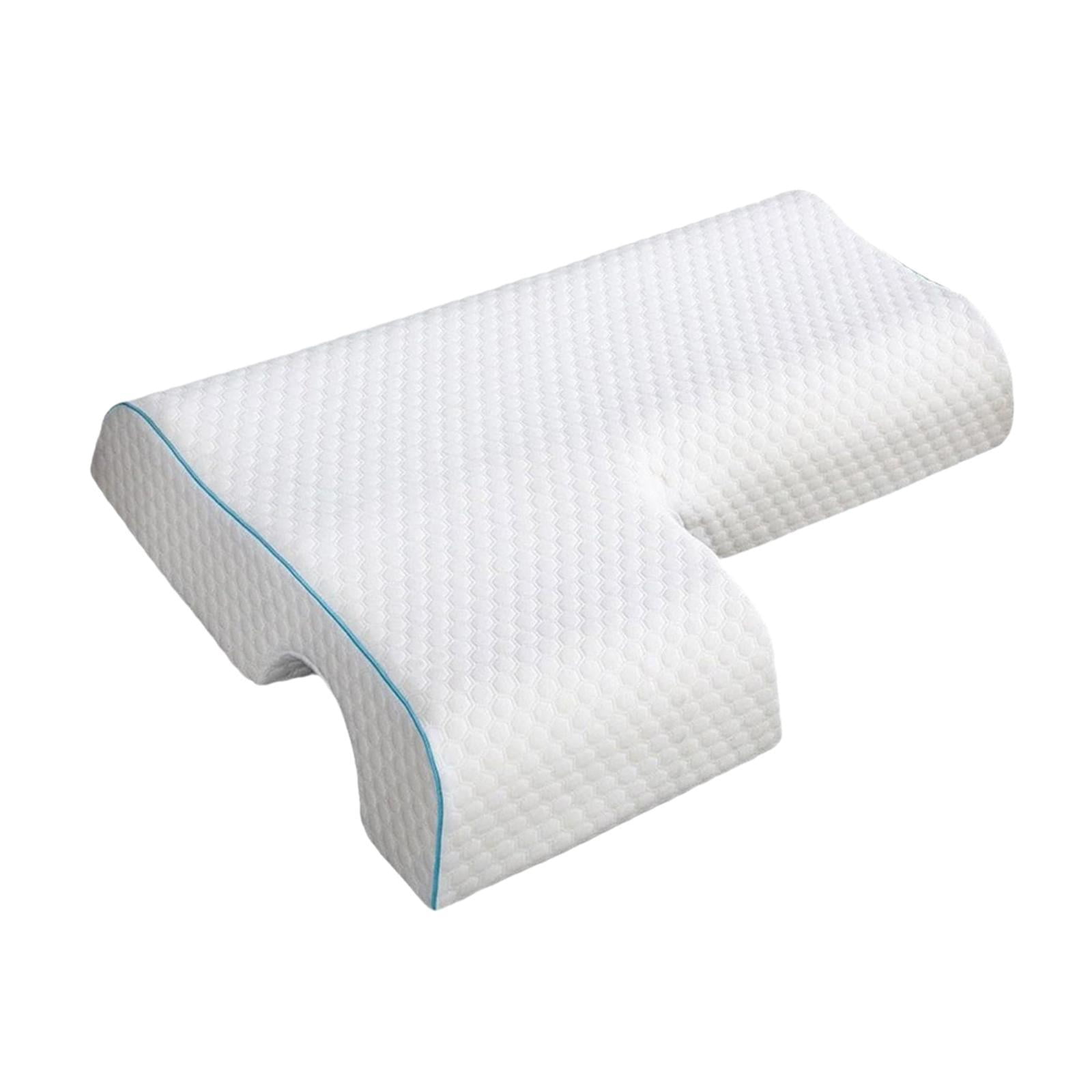 Magideal - Almohada Para Almohadas De Combinación De Parejas Con Funda De Almohada Extraíble Almohada De Almohada De Almohada De Espuma Para La Almohada Para El Azul Bordes A La Derecha