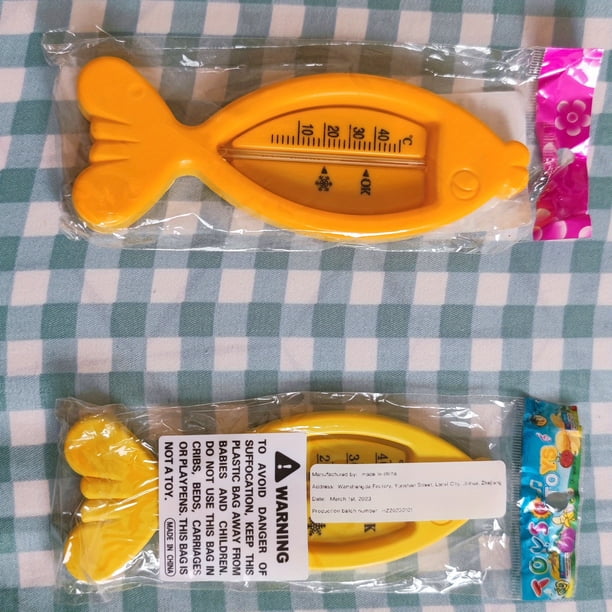 Baby Bath Water Thermometer, Dry And Wet Dual-use Thermometer, Baby Cartoon Small Fish Room Temperature Meter