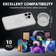 thumbnail image 2 of Agarre para celular braxan, paquete de 10, plegable y transparente, 2 of 7