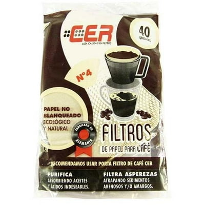 Filtros Para Café 40 Un Cer