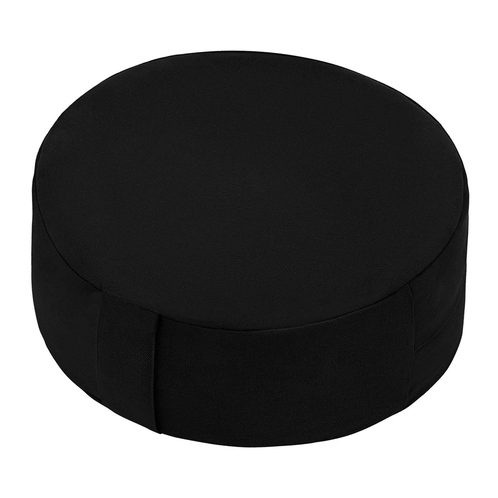 Magideal - Cojín De Meditación, Almohada De Meditación Con Funda Extraíble, Almohada De Suelo, Almohada De Yoga Para Balcón, Regalos De Meditación Para Hombres Y Negro