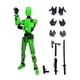 thumbnail image 2 of Figura De Acción Masculina Móvil Con Múltiples Articulaciones Impresa En 3D Para Juegos De Rol De Colección, Verde Y Negro, 2 of 3