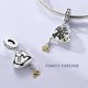 thumbnail image 2 of Charm LNQOBU Amor Familiar Madre e Hija Plata 925, 2 of 6