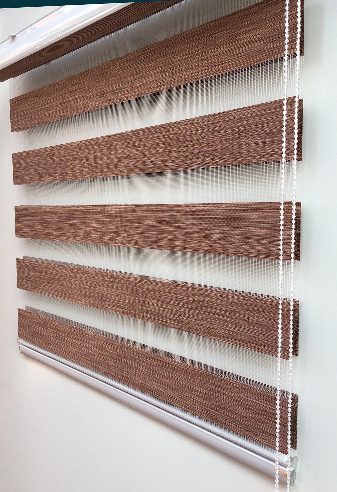 Deco Rc - Cortina Roller Duo Prime Madera 160X240 Cm