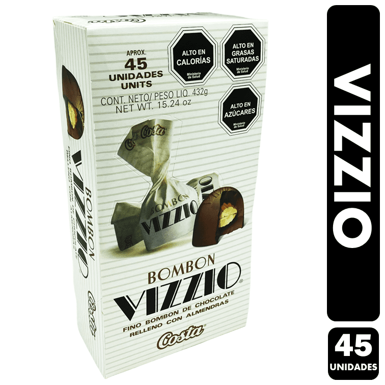 Costa - Vizzio En Bombones - Chocolates (caja Con 45 Unidades)