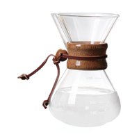 Magideal - Vierta Sobre , Cafetera De Vidrio, Filtro Reutilizable, Alta Resistencia Al Calor 400 Ml Sin Filtro