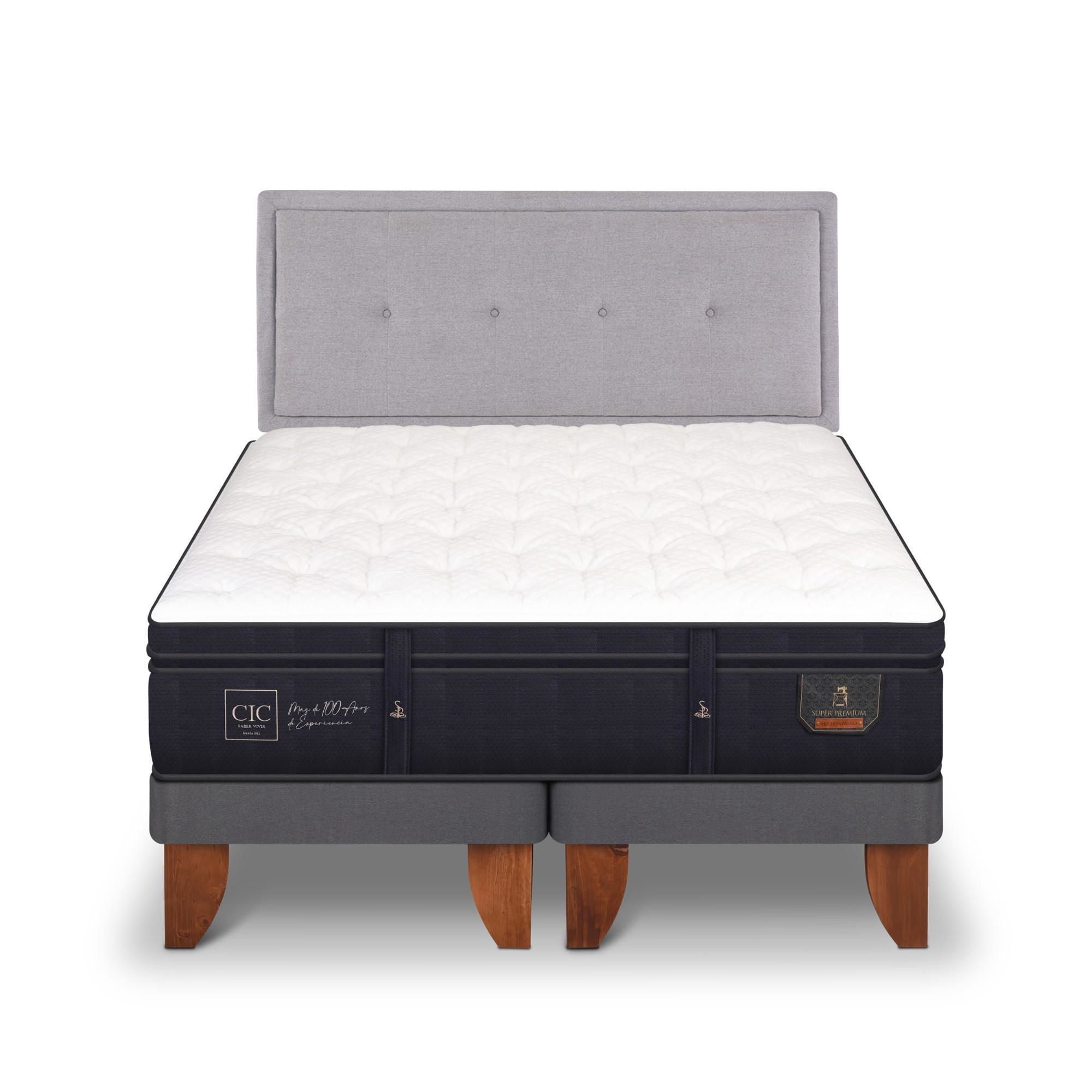 Cama Europea Super Premium 2 Plazas Base Dividida
