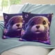 thumbnail image 3 of Nutria Fundas de almohada de terciopelo con tema, regalos de funda de almohada, decoración para el hogar, cojín de lanzar, regalo de cumpleaños para fans y parejas.50*50cm., 3 of 6