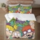 thumbnail image 1 of Rugrats 3-Piece Bedding Set For Kids Boys Girls Adult Cartoon Warm Cute Fashion Holiday Present Gift Bed Sheets, 1 of 5
