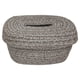 thumbnail image 1 of 1pc Oval Cotton Rope Tissue Box - Small Storage Basket for Bedroom, Living Room, and Office - 8.27 x 6.5 x 4.14 inches, 1 of 5