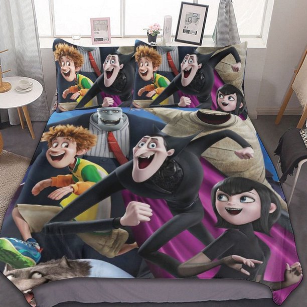 Hotel Transylvania 2 3 Pieces Bedding Sets Soft Comforter Sets Decor Bedroom Gifts