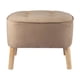 thumbnail image 1 of Pouf Máxima Beige Felpa 55x45x45 cm, 1 of 3