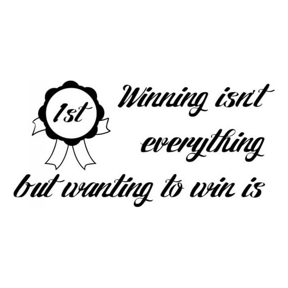 Decomural Winning Isn't Everything Inspirational WS-34302