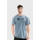 thumbnail image 1 of Polera Orgánica Acid-Wash Rectangular Logo Azul Hombre Falcone, 1 of 3