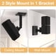 thumbnail image 2 of Soporte de pared para altavoces Bose Cube UB-20, color negro, 2 of 8