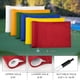thumbnail image 3 of Bandera de golf KINGTOP de nailon sólido 420D de 8 x 6 cm para mástil de bandera de 3 pies, paquete de 6, 3 of 7