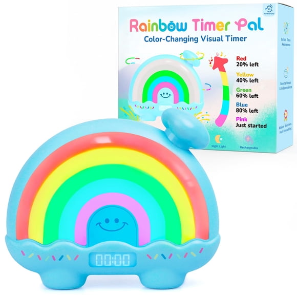 Temporizador visual Rainbow Timer Pal para niños de The Pal Company