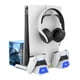 thumbnail image 2 of Base Multifuncional AARONMEI para Disipación de Calor PS5 Slim Digital y Disc Edition Soporte de Carga Blanco, 2 of 3