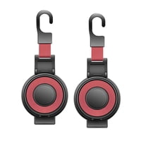 Ioensy - Ganchos Para Asiento Trasero De Coche, Soporte Para Vasos, Soporte Para Teléfono, Monederos, Bebidas, Color Rojo, 2 Uds.